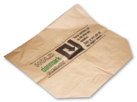 Affaldssække papir 70x95x25cm 2-lags vådstærk brun - (50 stk.)