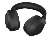 Jabra Evolve2 85 MS Stereo - Headset - fuld størrelse - Bluetooth - trådløs, kabling - aktiv støjfjerning - 3,5 mm jackstik - støjisolerende - sort -