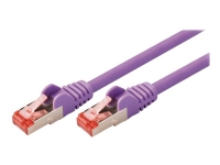 Nedis - Netværkskabel - RJ-45 (han) til RJ-45 (han) - 30 m - SFTP - CAT 6 - formet, rund - lilla
