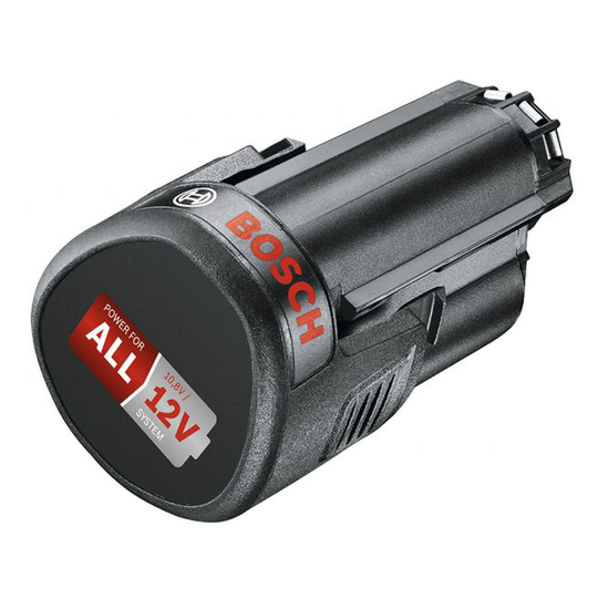 Bosch Akku PBA 12V 2.5Ah O-B Systemtilbehør 12 V lithium-ion - 1600A00H3D