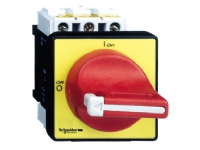 Schneider Electric VCF0, Drejekontakt, 3P, Rød, Gul, 60 mm, 74 mm