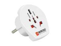 MicroConnect SKROSS - Stikadapter - hvid - Europa