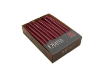 Antiklys Ø22x245 mm Brændetid 7.5 timer Bordeaux,30 stk/pk