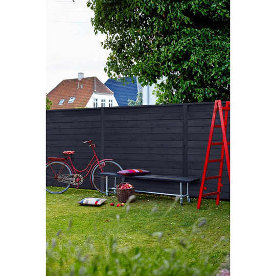 Plus Klink profilhegn til 174x173 cm grundmalet sort