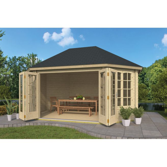 Arlington Bjælkehytte - 44 mm - 400814N - 19,874 m²