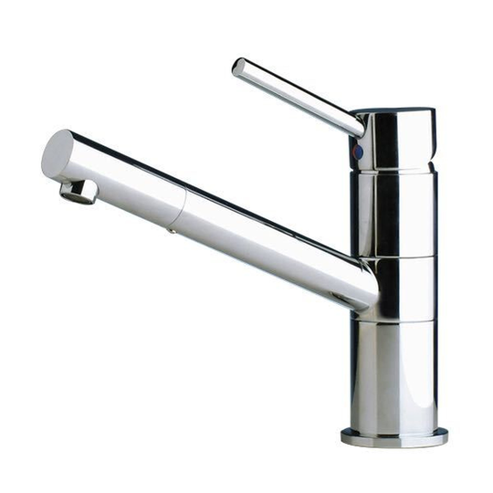 Barka MY1820 Blandingsbatteri, Forkromet Messing 3/8