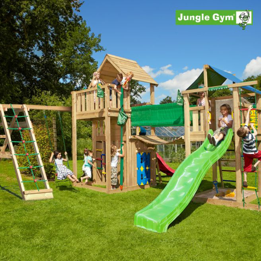 Jungle Gym Legeunivers 2 komplet inkl. rutschebane - 804-331