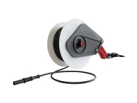 Kabelrulle med 33M 0,75MM2 sort PVC ledning