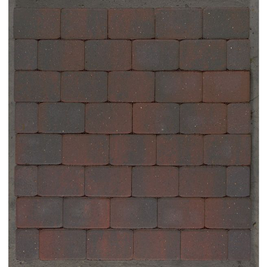 RBR HJ - 14x21x7 - Rødmix - Fas - Hjertingsten belægningssten