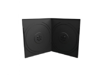 MediaRange BOX10-2, DVD-boks, 2 diske, Sort, Plast, 120 mm, 125 mm