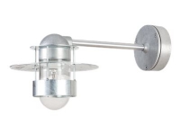 Louis Poulsen Albertslund Long - Væg/loftslampe - E27 - 100 W - klar, galvaniseret