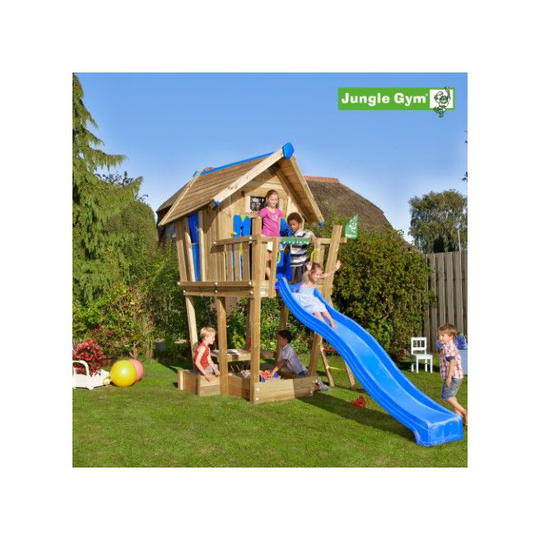 Jungle Gym Crazy Playhouse tårn komplet inkl. rutschebane - 804-314