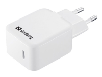 Sandberg USB-C AC Charger PD18W - Strømforsyningsadapter - 18 Watt - 3 A (USB-C) - Europa