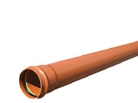 PVC-kloakrør 250x3000mm SN8 - enkeltlagsrør, EN1401. Uponor