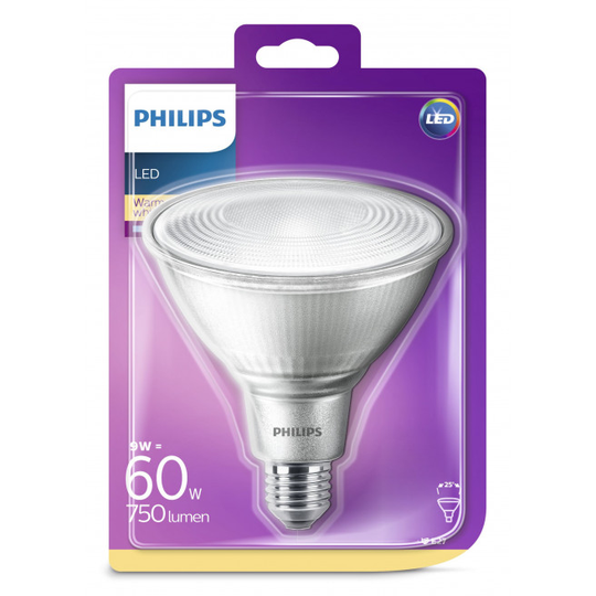 Philips LED Classic 60W par38 E27 varm hvid 25D 1 stk - 8718696713525