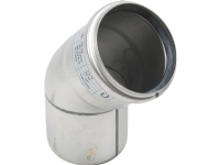Blücher bøjn.45.0gr.75mm - m.O-ring RF AISI 304.Alm RF stål