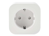 Nedis WiFi Smart Plug - Smart stik - trådløs - Wi-Fi - 2.412 - 2.484 GHz - hvid