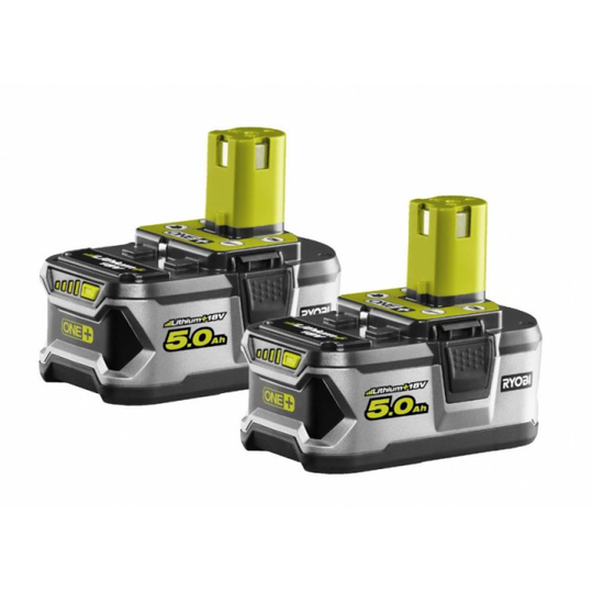 Ryobi Batteripakke 18v 2*5,0 Ah Rb18ll50