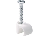SCHNEIDER ELECTRIC Skrueclips TCS-X-C3 hvid Til 8-12mm kabler med Torx® 20 - (100 stk.)