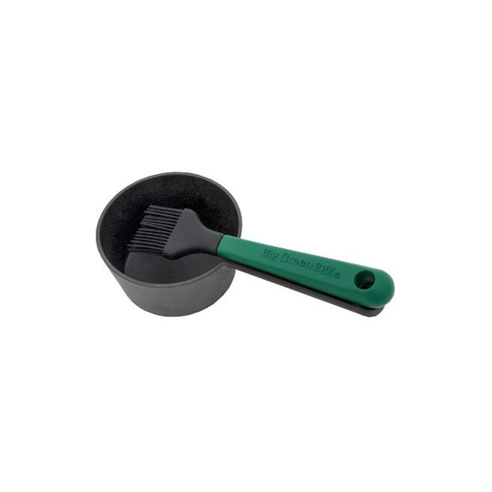 Big Green Egg Støbejernssausepotte med pensel - 117663