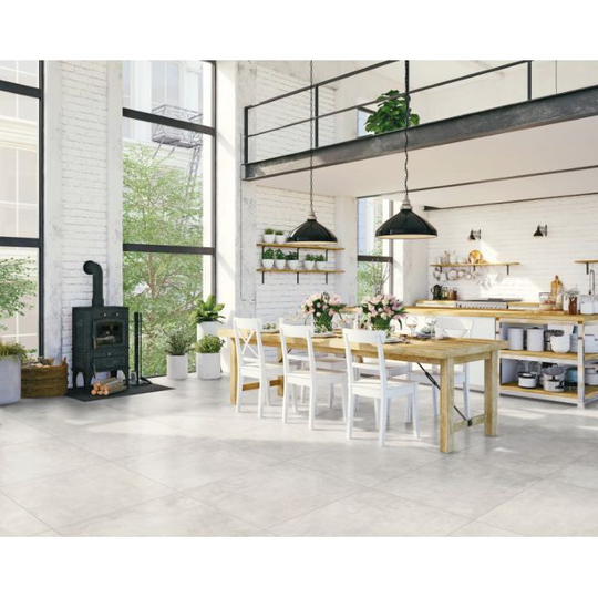 Kaleido Recover White Sokkelkant 7,5x60cm - 7,5x60 flise