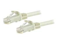 StarTech.com 3m CAT6 Ethernet Cable, 10 Gigabit Snagless RJ45 650MHz 100W PoE Patch Cord, CAT 6 10GbE UTP Network Cable w/Strain Relief, White, Fluke