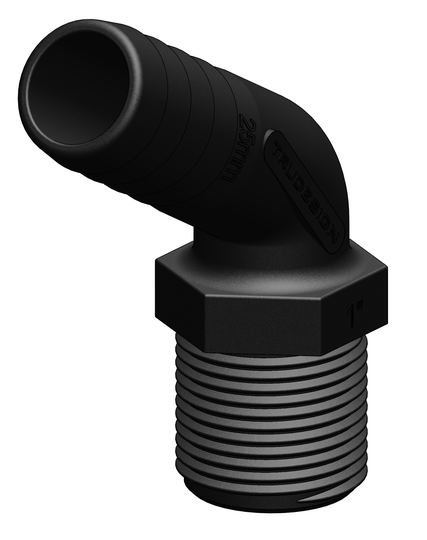 Tru-design Slangekobling 1 - 25 mm indv. 120 gr. Komposit