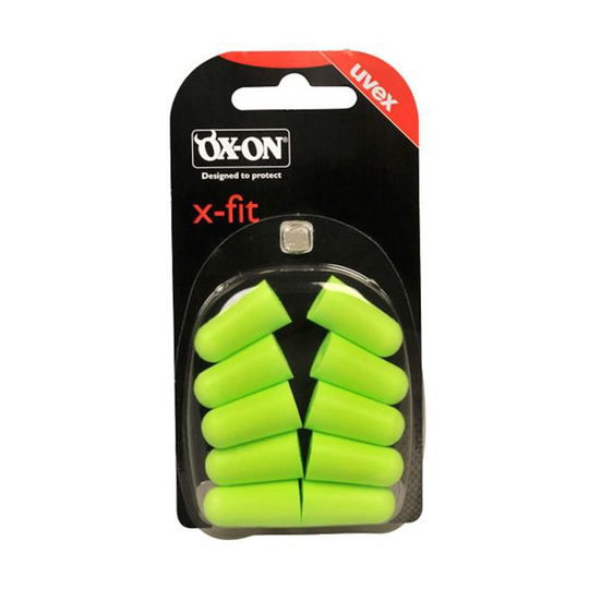 Uvex X-fit Ørepropper U/snor Lime