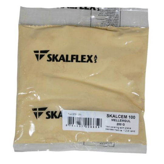 Skalflex Farveprøve Skalcem 100 Mellemgul 200g