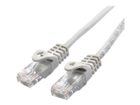 Akyga - Patchkabel - RJ-45 (han) til RJ-45 (han) - 1 m - UTP - CAT 5e - knastfri - grå