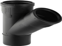 Geberit Silent PP grenrør 45gr.Ø 110-75 mm