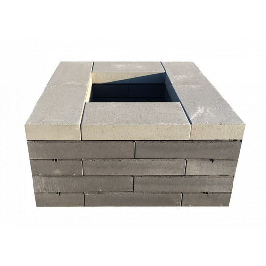 RBR Nordic Wall BS Kumme - 120*120*58 - Grå - Glat Støttemur