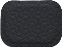 Måtte StandUp Air sort 770x530x19 mm