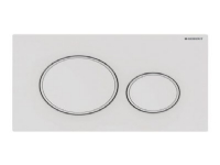 Geberit Sigma20 betjen.plade - 246x164x12mm hvid/mathvid