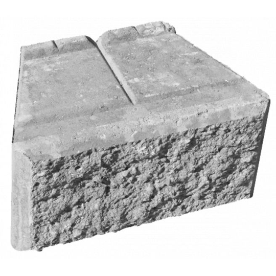 RBR Lock Block - 30x17,5x15 - Grå - Knæk Støttemur