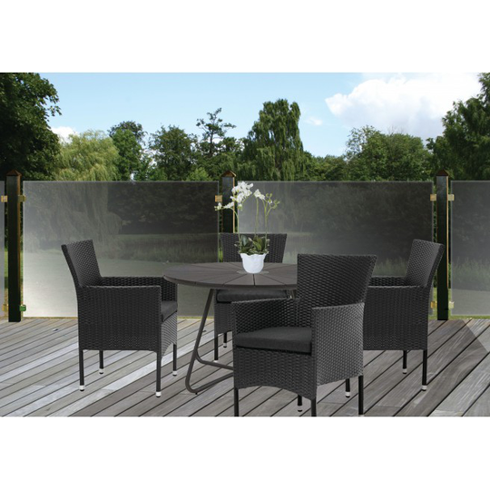 Hortus Glashegnspakke 1 Modul Inkl. Stolper, Stolpehat & Beslag