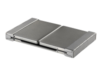 DELTACO TB-135 - Tastatur og folio-kasse - Bluetooth - Nordisk - sort tastatur, sort etui