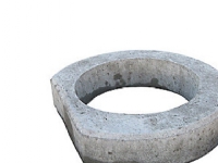 Beton overtopring 100mm - med afskåret kant. ø330mm