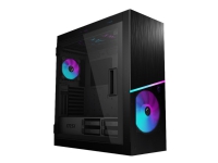 MSI MPG SEKIRA 500X - Tower - udvidet ATX - sidepanel med vindue (hærdet glas) - ingen strømforsyning (ATX) - sort - USB/Lyd
