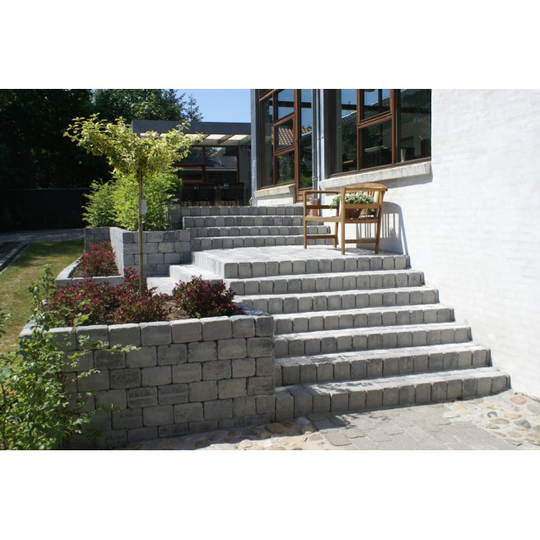 IBF Holmegaardsten 14x21x14 Cm Gråmix - Kantblokke