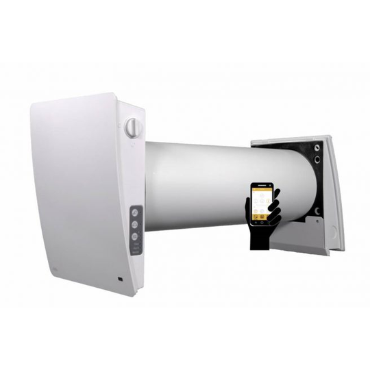 Duka One S6 Plus Wifi , Ø160mm - Et rumsvarme genvinding