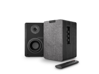 Energy Sistem Studio Monitor 4 Hi Fi, 2-vejs, 2.0 kanaler, Kabel & trådløs, 50 W, 50 - 18000 Hz, Grå, Træ