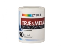 DYRUP TRÆ & METAL 90 - EKSTRA DÆKKENDE - HVID - 0,75L
