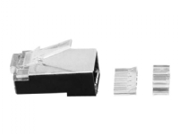 MicroConnect Modular Plug - Netværk-konnektor - RJ-45 (han) - SFTP - CAT 6 - solid, strenget (pakke med 10)