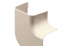 90° flad bøjning - 80x60mm. Flad bøjning der forbinder 2 kanaler med hinanden