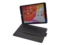 XCEED CoverKey 2.0 - Tastatur og folio-kasse - trådløs - sort - for Apple 10.2-inch iPad (7-8. generation) - Nordisk layout