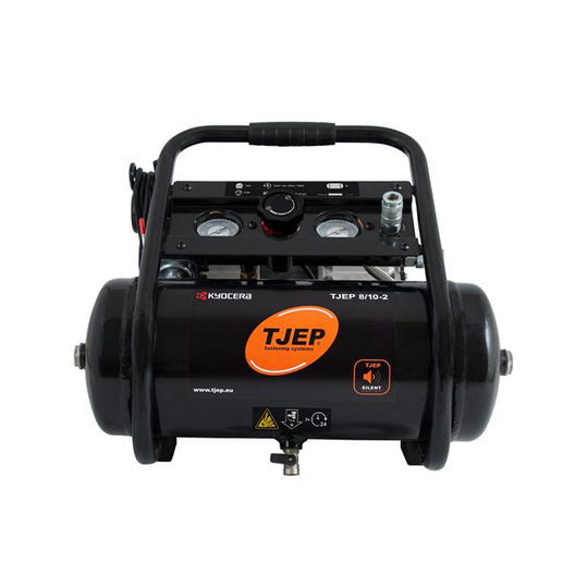 Tjep Kompressor 8/10-2, 2 Cyl, 9 Bar 8 Ltr Tank