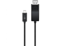 Goobay 51767 USB-C- DisplayPort adapter cable (4k 60 Hz), 1.20 m, black