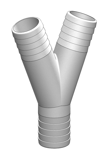 Tru-design Y-kobling 38, 38, 38m Komposit