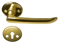 Home>it® dørgreb med L-greb messing